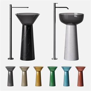 A set of sinks and faucets Antonio Lupi Albume